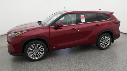 Ruby Flare Pearl 2026 Toyota Highlander Hybrid Platinum