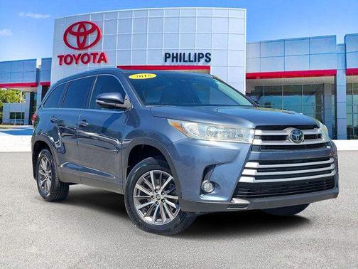 Shoreline Blue Pearl 2019 Toyota Highlander XLE