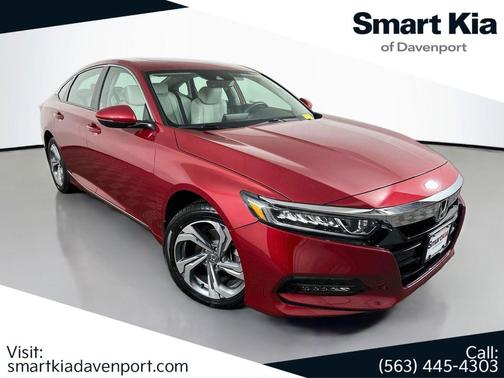 Red 2018 Honda Accord EX-L