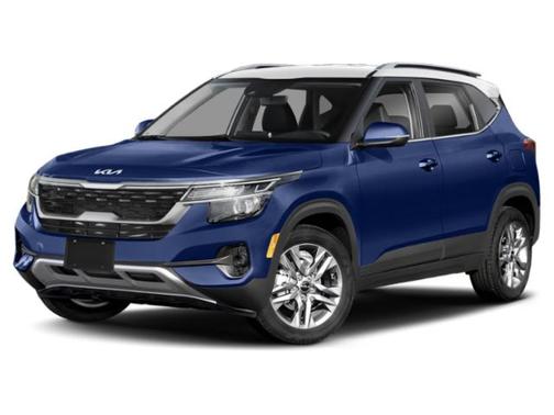 Dark Ocean Blue/White Roof 2023 Kia Seltos S