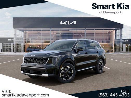 Aurora Black Pearl 2026 Kia Sorento Hybrid EX
