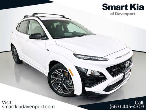 Lunar White 2023 Hyundai KONA N Line