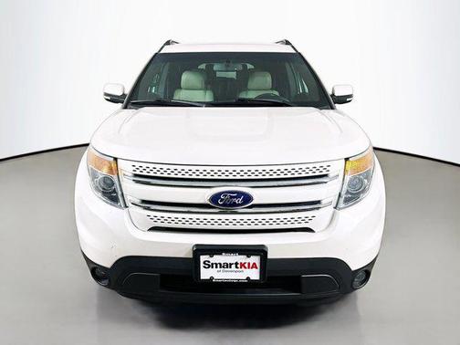White Platinum Clearcoat Metallic 2015 Ford Explorer Limited
