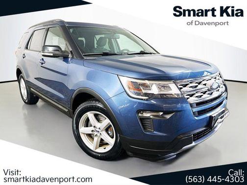 BLUE METALLIC 2018 Ford Explorer XLT