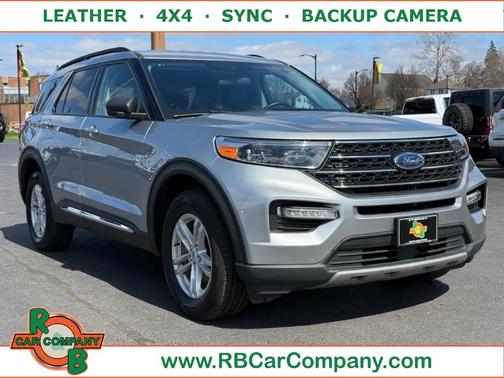 Silver 2023 Ford Explorer XLT