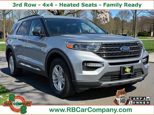 Silver 2023 Ford Explorer XLT
