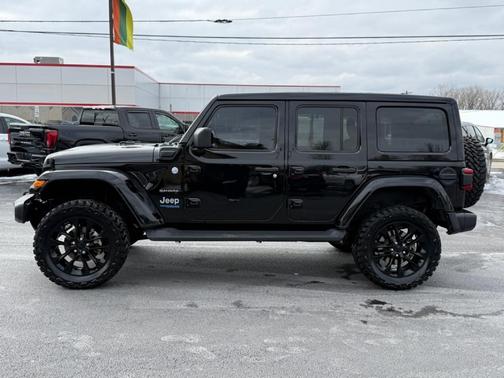 Black 2021 Jeep Wrangler Unlimited 4xe Sahara
