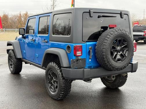 Blue 2014 Jeep Wrangler Unlimited Rubicon