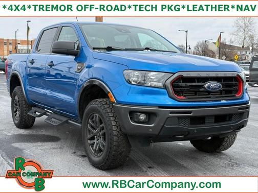 Blue 2022 Ford Ranger XLT