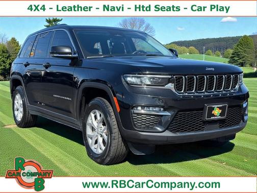 Diamond Black Crystal Pearl 2023 Jeep Grand Cherokee Limited