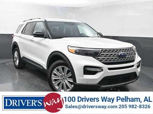 White Metallic 2022 Ford Explorer Limited