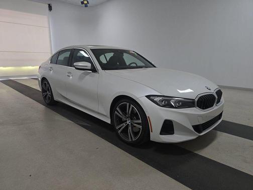 White Metallic 2024 BMW 330 330i