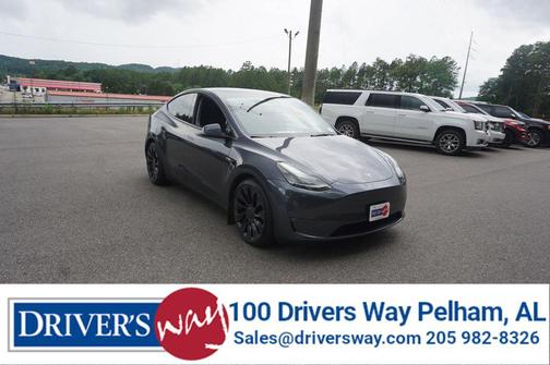 Gray 2022 Tesla Model Y Performance Dual Motor All-Wheel Drive