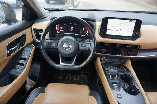 Super Black 2023 Nissan Rogue Platinum