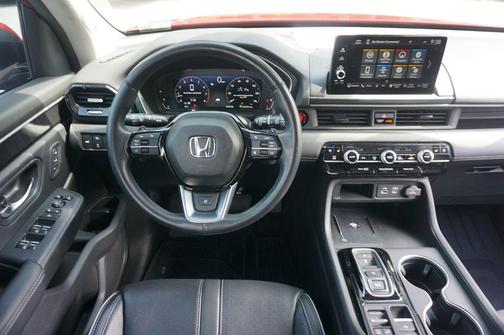 Radiant Red Metallic II 2023 Honda Pilot AWD Elite