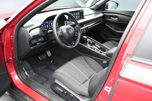 Radiant Red Metallic 2025 Honda Accord Hybrid Sport