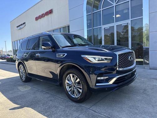 Hermosa Blue 2024 INFINITI QX80 Luxe