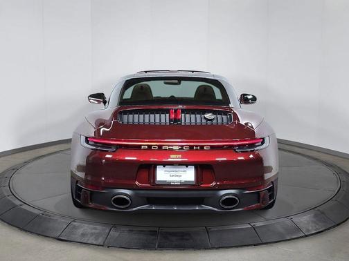 Cherry Metallic 2021 Porsche 911 Targa 4S