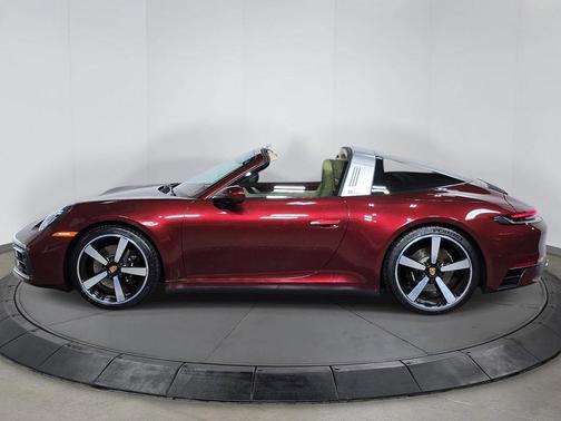 Cherry Metallic 2021 Porsche 911 Targa 4S