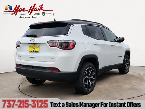 Bright White Clearcoat 2026 Jeep Compass Limited