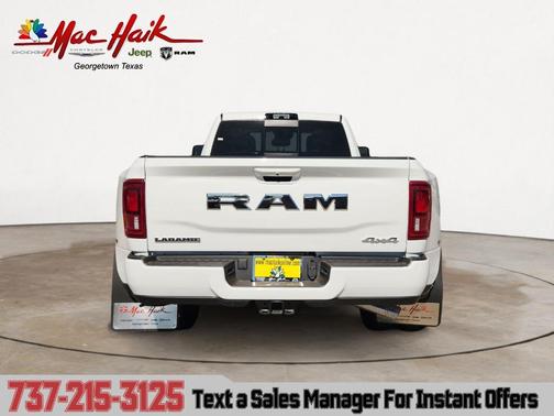 Bright White Clearcoat 2026 RAM 3500 Laramie