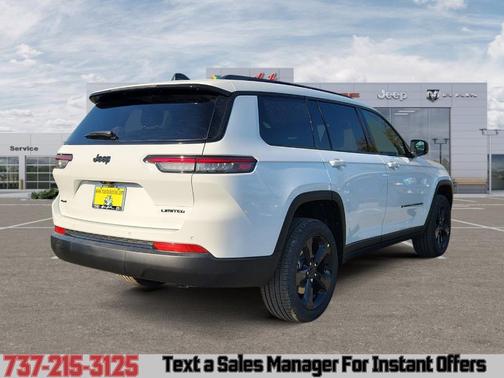 Bright White Clearcoat 2025 Jeep Grand Cherokee L Limited