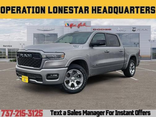 Billet Silver Metallic Clearcoat 2026 RAM 1500 Big Horn/Lone Star