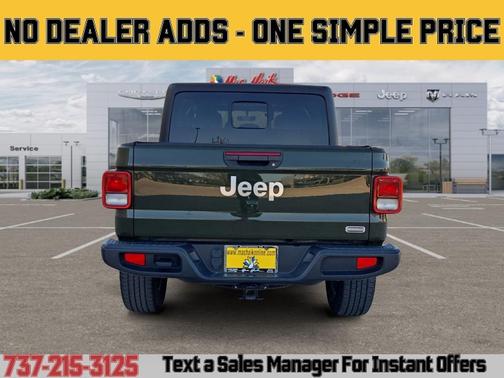 Sarge Green Clearcoat 2022 Jeep Gladiator Overland