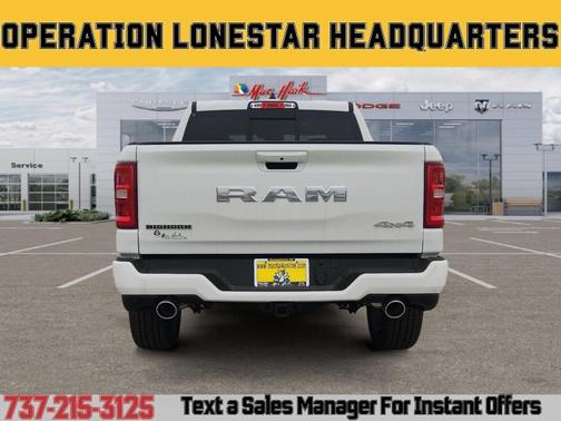 Bright White Clearcoat 2026 RAM 1500 Big Horn/Lone Star