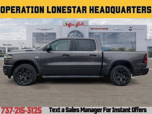 Granite Crystal Clearcoat Metallic 2026 RAM 1500 Big Horn/Lone Star