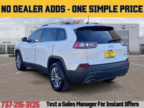 Bright White Clearcoat 2019 Jeep Cherokee Latitude Plus