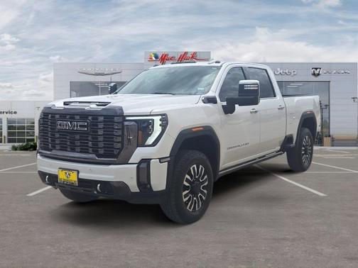 White Frost Tri-Coat 2024 GMC Sierra 2500 Denali Ultimate