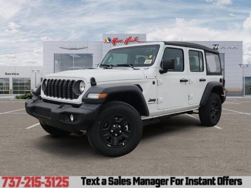 Bright White Clearcoat 2026 Jeep Wrangler Sport
