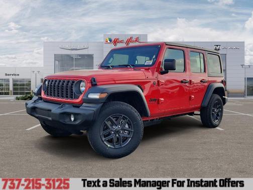 Firecracker Red Clearcoat 2026 Jeep Wrangler Sport