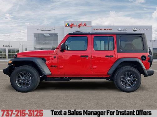 Firecracker Red Clearcoat 2026 Jeep Wrangler Sport