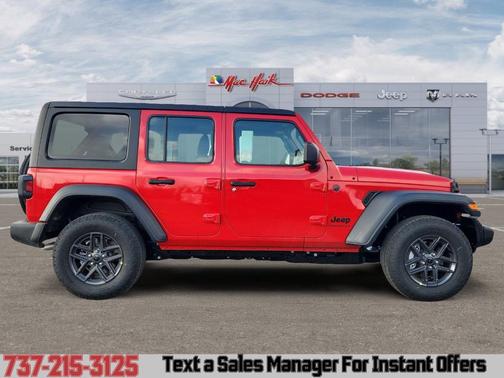 Firecracker Red Clearcoat 2026 Jeep Wrangler Sport