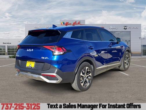Sapphire Blue 2023 Kia Sportage EX