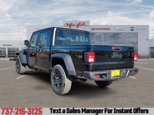 Black Clearcoat 2026 Jeep Gladiator Sport