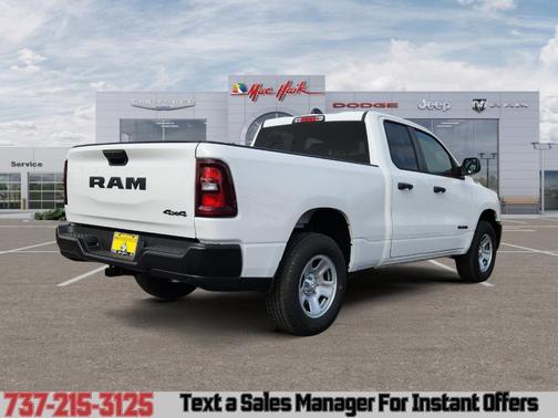 Bright White Clearcoat 2026 RAM 1500 Tradesman