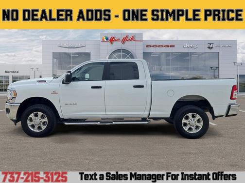 Bright White Clearcoat 2024 RAM 2500 Big Horn