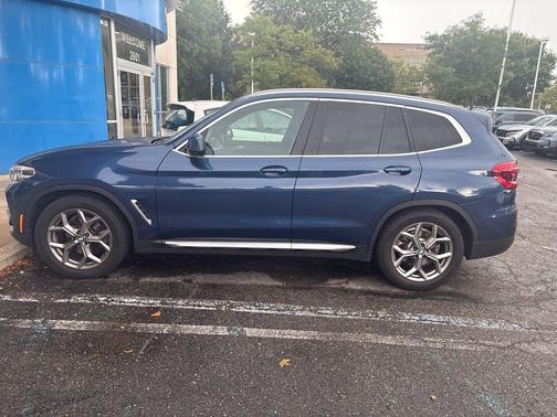Blue Metallic 2021 BMW X3 xDrive30i