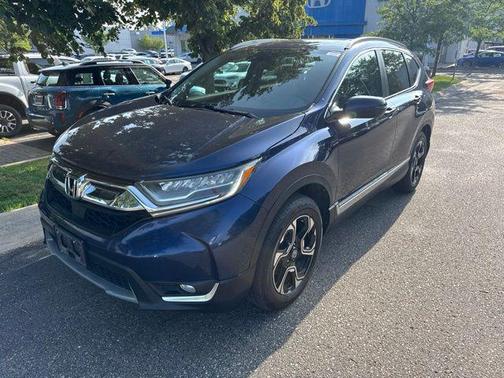 Blue 2017 Honda CR-V Touring