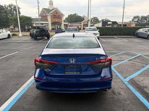 Aegean Blue Metallic 2024 Honda Civic Sport
