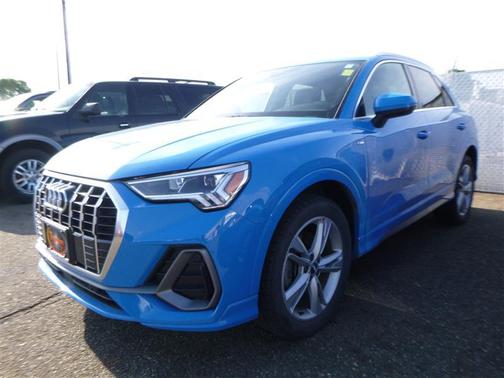 Turbo Blue 2020 Audi Q3 45 S line Premium Plus