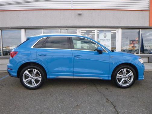 Turbo Blue 2020 Audi Q3 45 S line Premium Plus