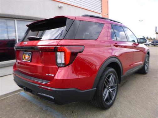 Burgundy 2025 Ford Explorer ST-Line