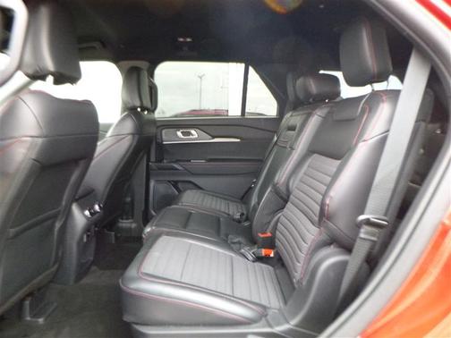 Burgundy 2025 Ford Explorer ST-Line