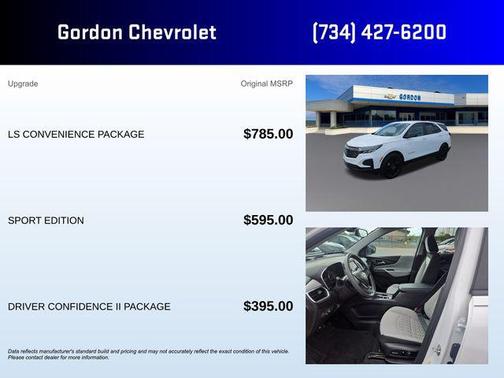 White 2024 Chevrolet Equinox LS
