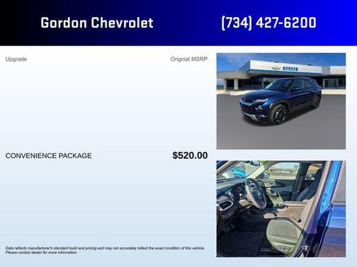 Blue 2023 Chevrolet Trailblazer LT