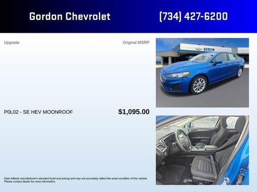 2019 Ford Fusion Hybrid SE